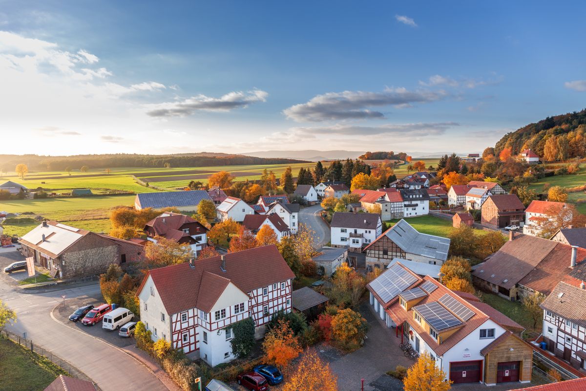 Widok okolicy gminy Zielonki pod Krakowem